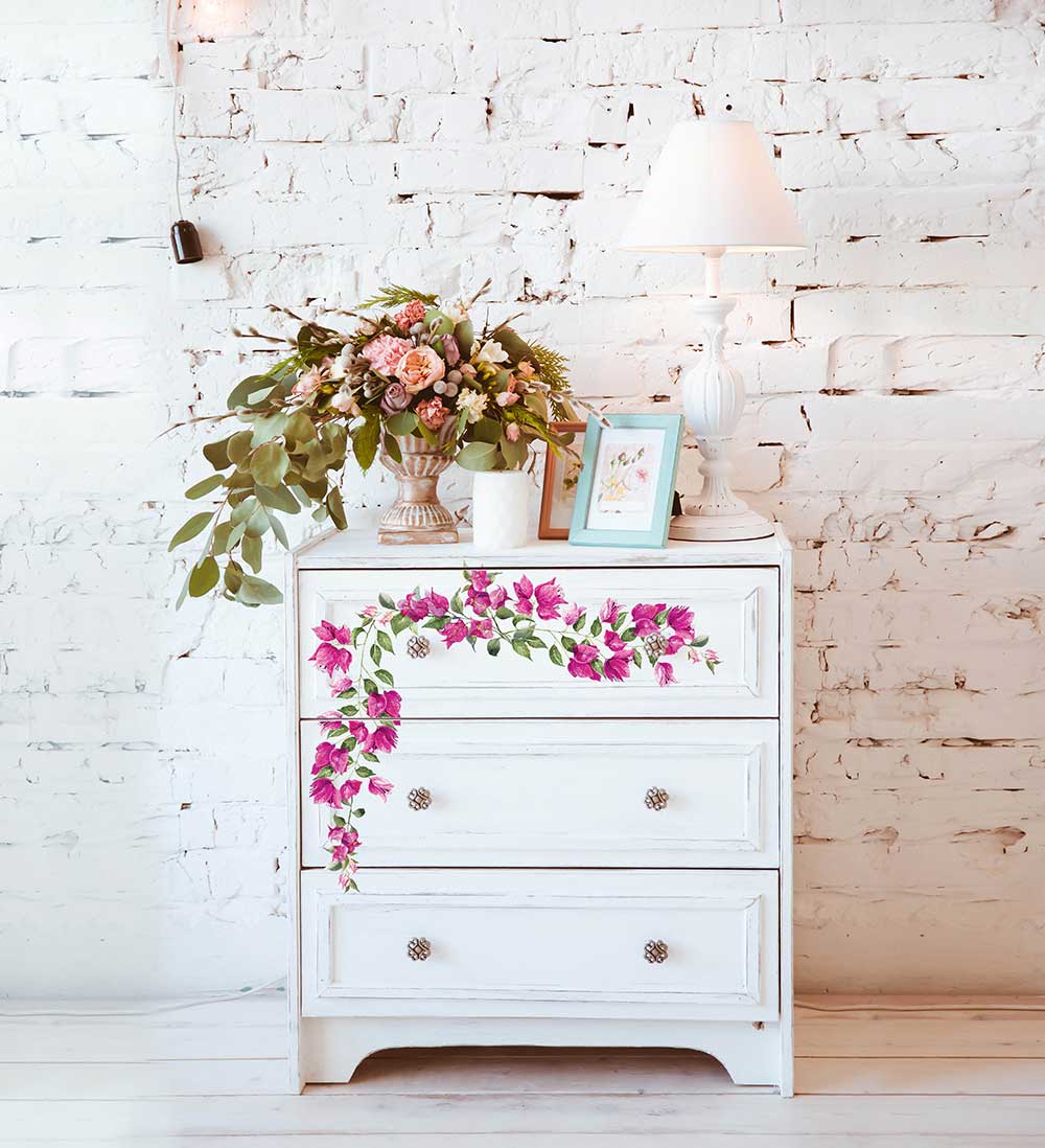 WILD FLOWERS - 3 sheets - 15cm x 30cm each - Redesign Decor Transfer Decal - Furniture Transfer - Baillea's Interiors -