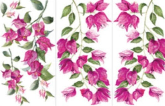 WILD FLOWERS - 3 sheets - 15cm x 30cm each - Redesign Decor Transfer Decal - Furniture Transfer - Baillea's Interiors -