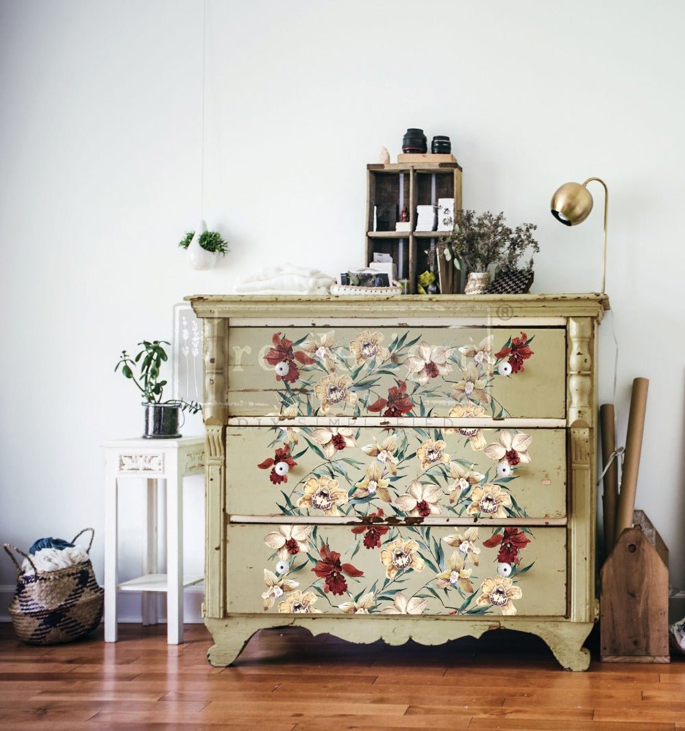WILDFLOWERS - 24" x 35" - Re-design With Prima Furniture Decor Transfer - Furniture Transfer - Baillea's Interiors -