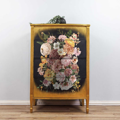 WOODLAND FLORAL - 24" x 35" - Kacha - Redesign Decor Transfer Decal - Furniture Transfer - Baillea's Interiors -