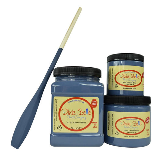 YANKEE BLUE - Dixie Belle - Chalk Mineral Paint - 118ml/4oz - 236ml/8oz - 473ml/16oz - 946ml - Paint - Chalk and Mineral - Baillea's Interiors -